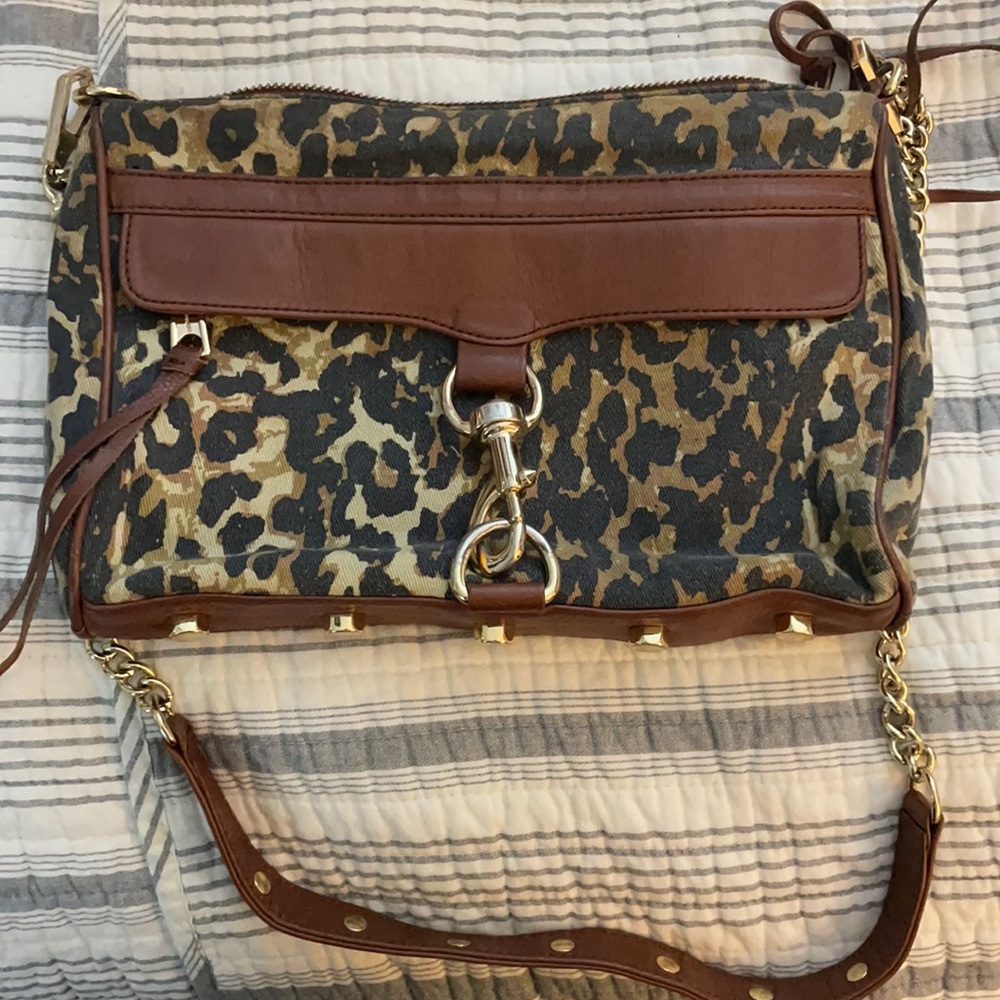Rebecca Minkoff Cheetah print large MAC crossbody - Picture 2 of 7